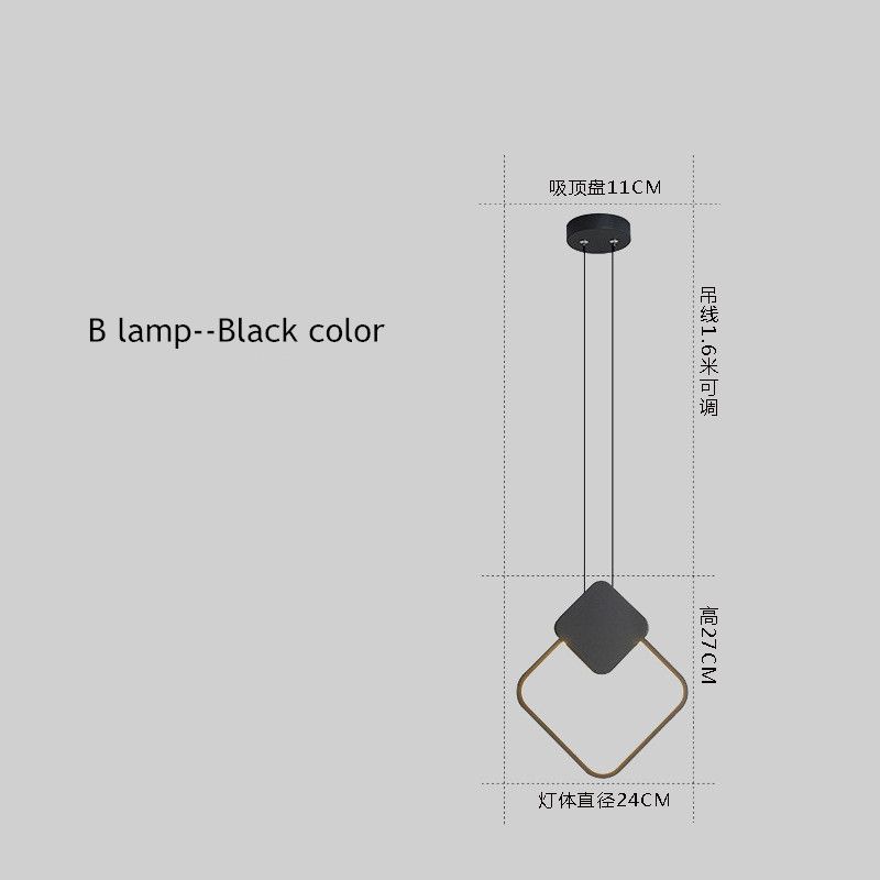 Bランプ - 黒色の白色光