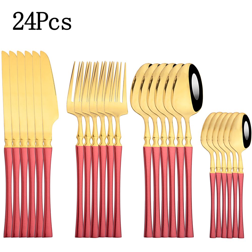 red gold 24pcs