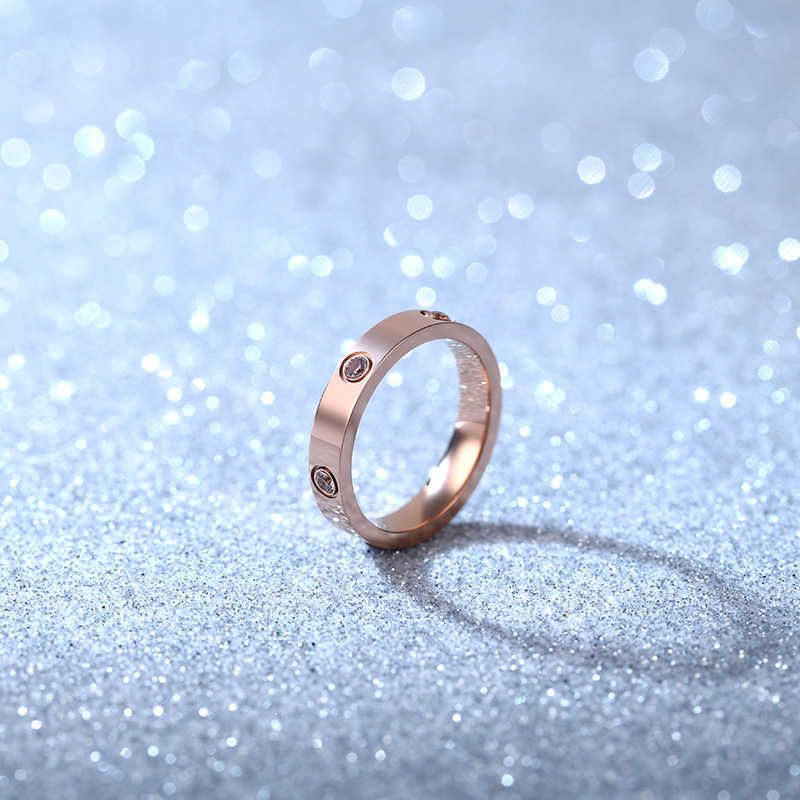 Six diamants pour femmes en or rose