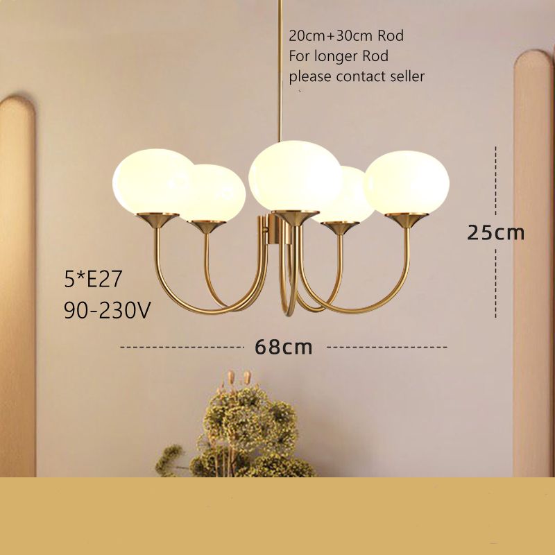 5 lights white China White light 6000K