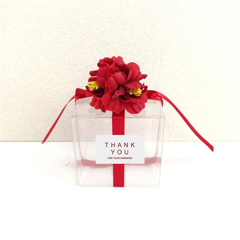 Rouge Transparent-7x7x7cm-10pcs