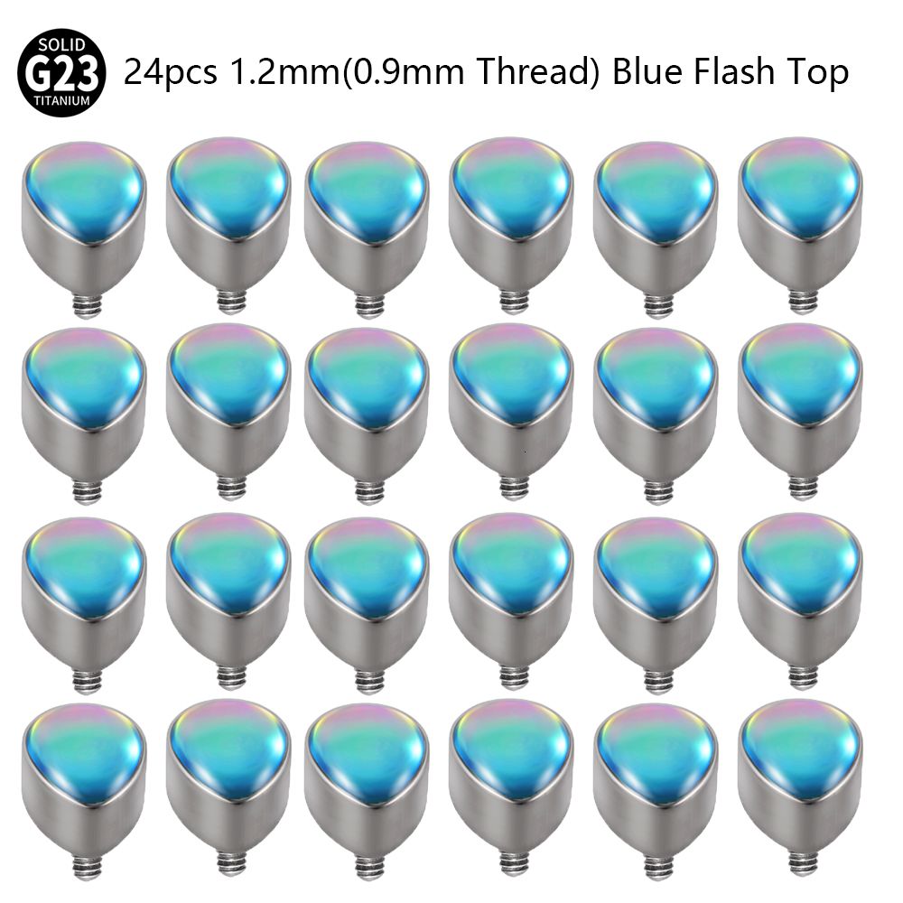 24pcs Drop Blue-1,2x12mm Barra