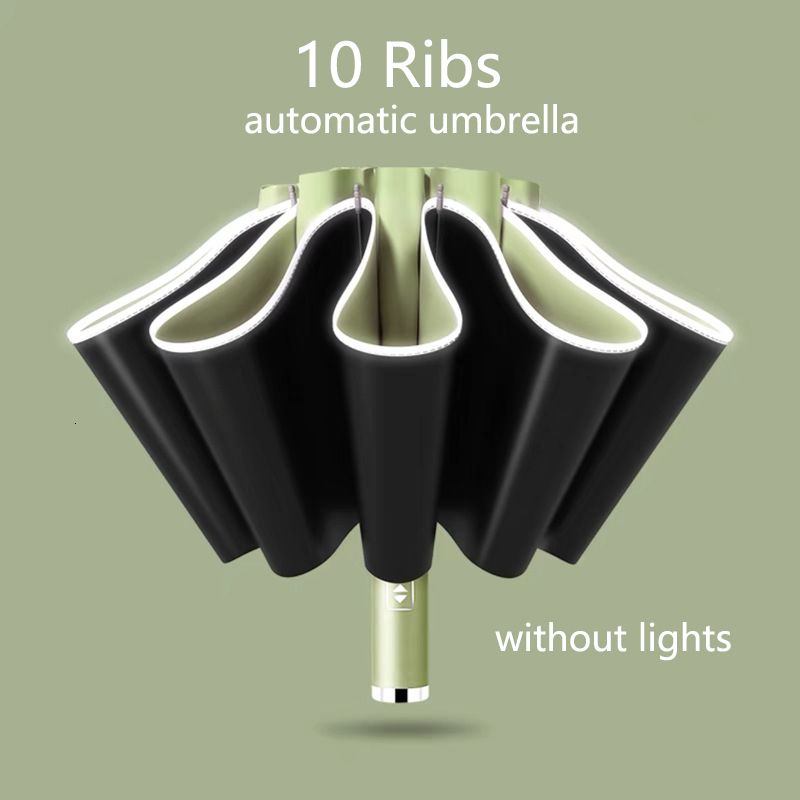 10 Ribs-No LED-Green