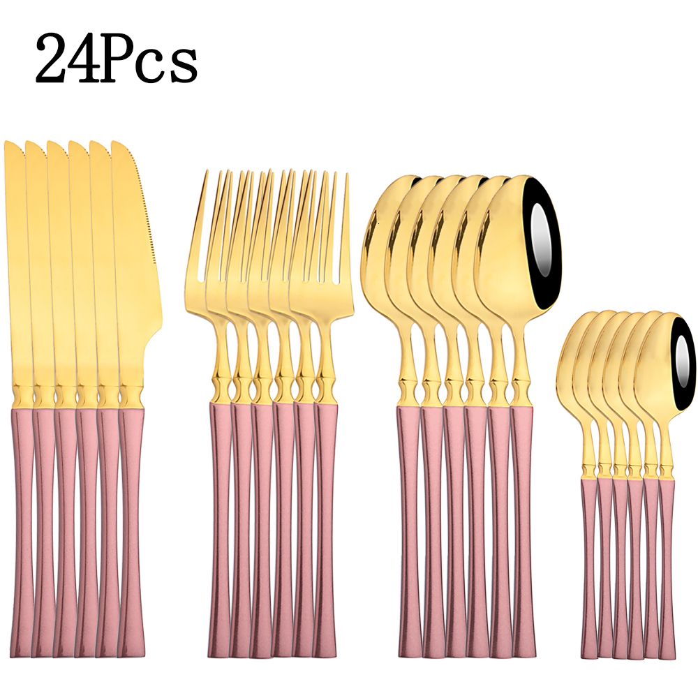 pink gold 24pcs