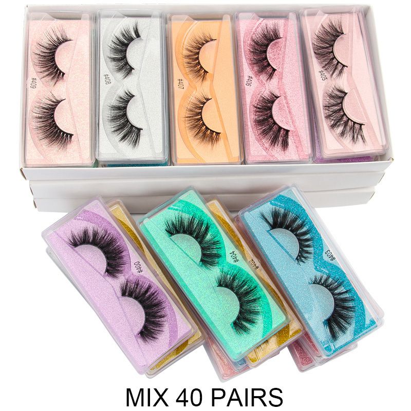 Mix 40 Pairs-Eyelashes