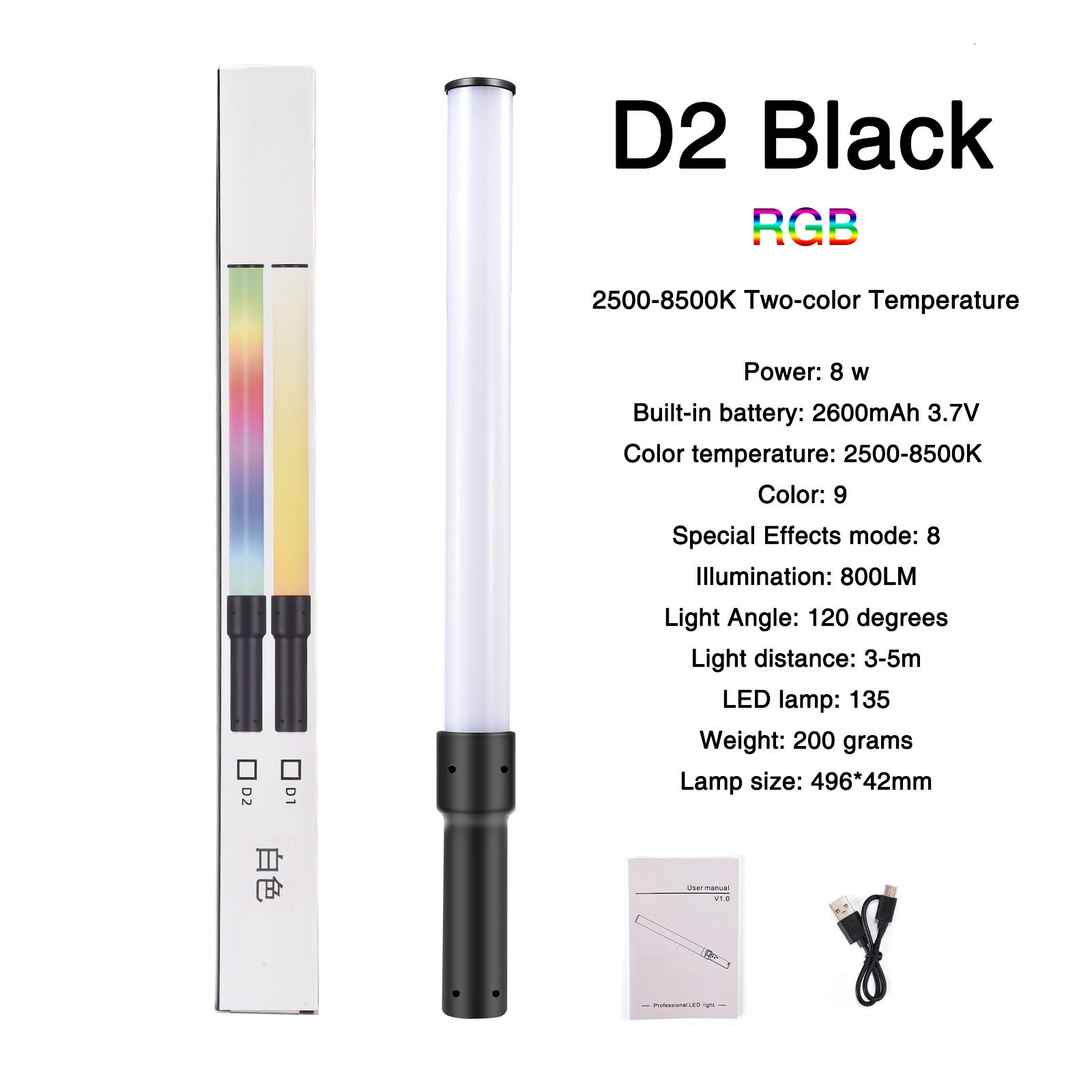 D2 Black Rgb