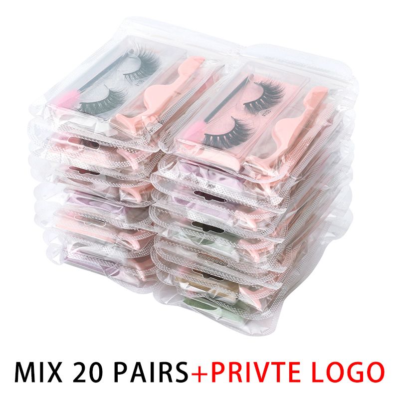 Mix20pairswithlogo-lashes