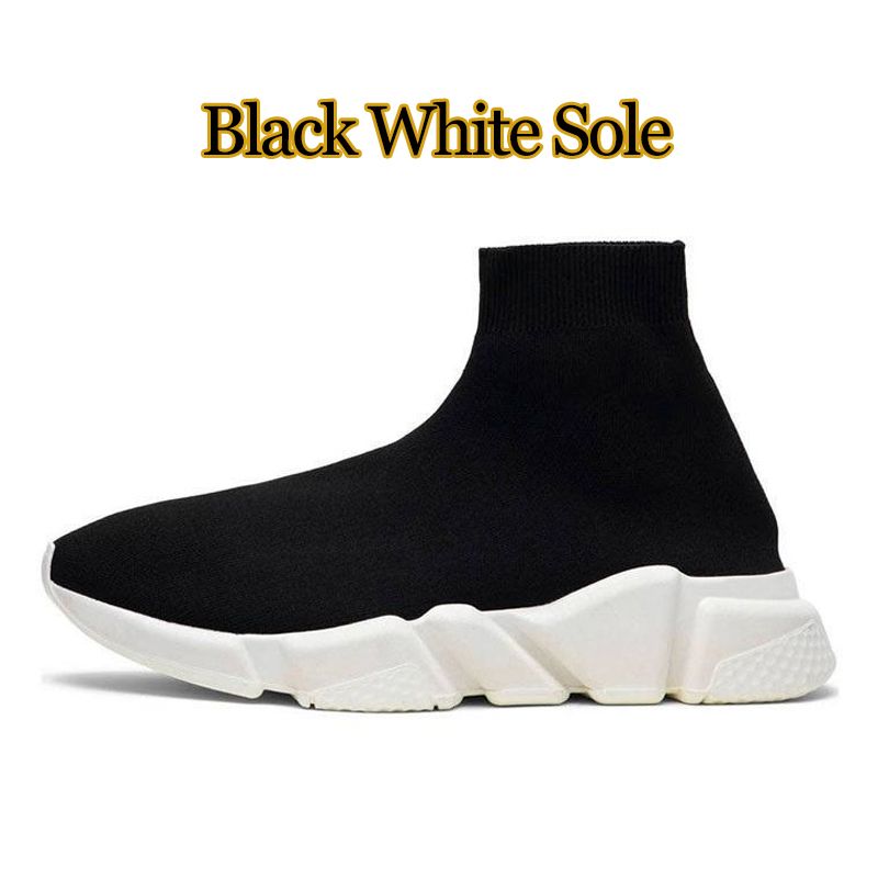 #19 Black White Sole