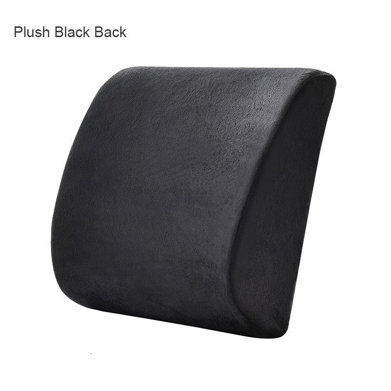 plush black back