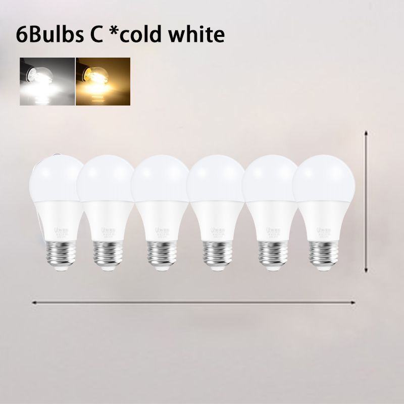 6 PCS branco frio C China sem lâmpadas