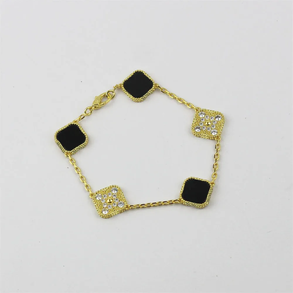 Gold+black with Diamond