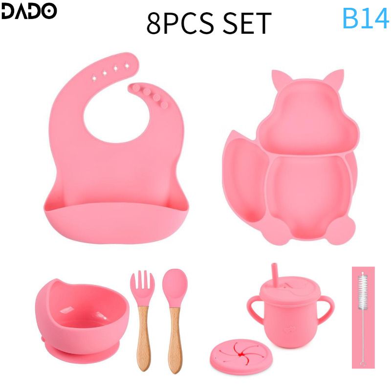 B14 8pcs Pink