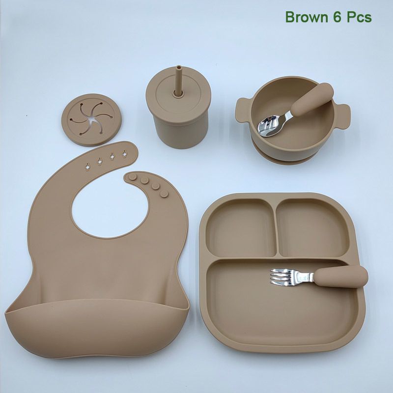 Brown 6 Pcs