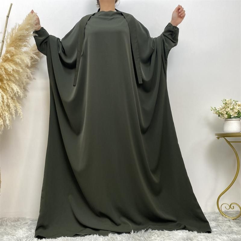 Army Green Jilbab en storlek