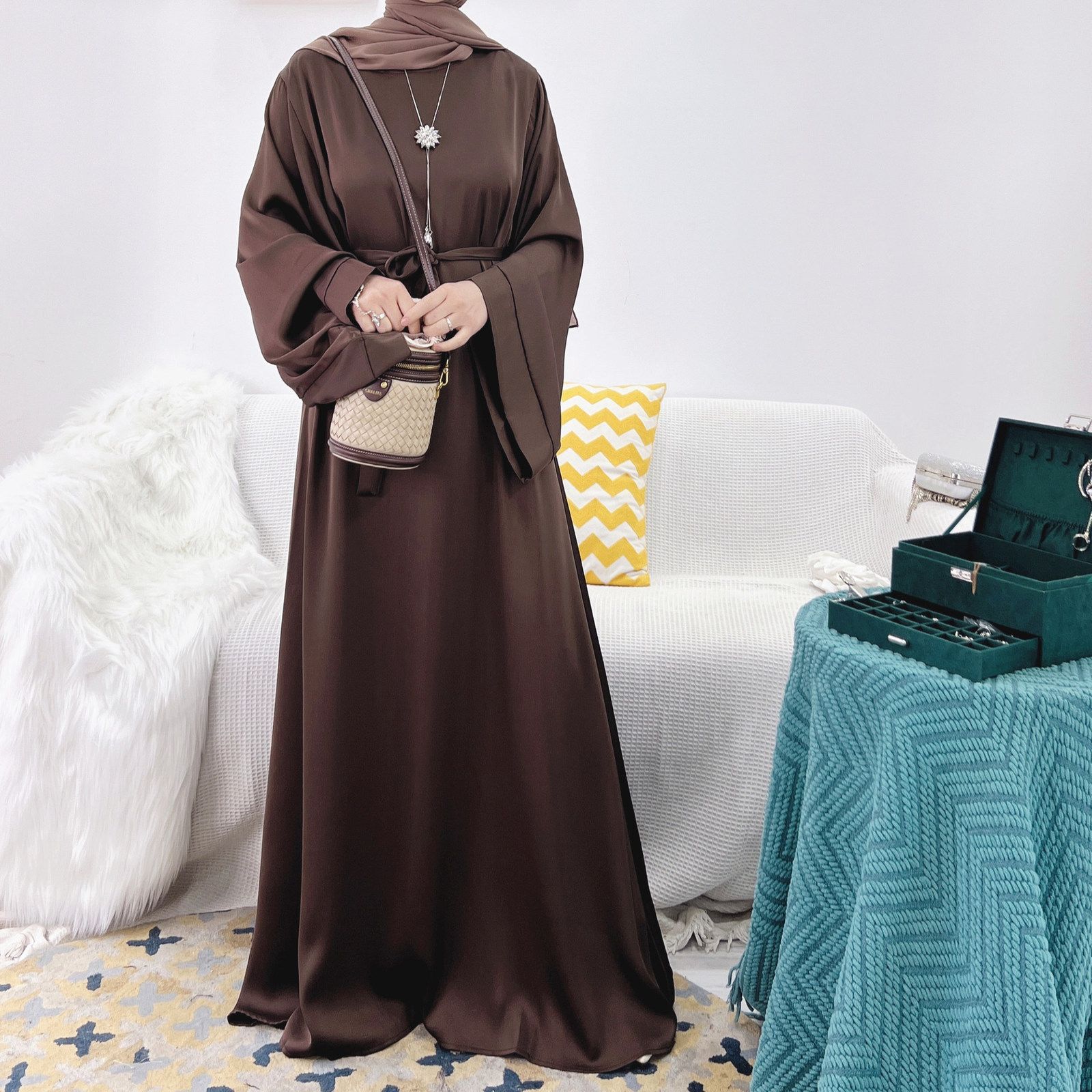 Kahve Abaya-S