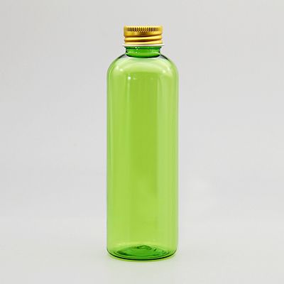 Zielona butelka Złota plastikowa