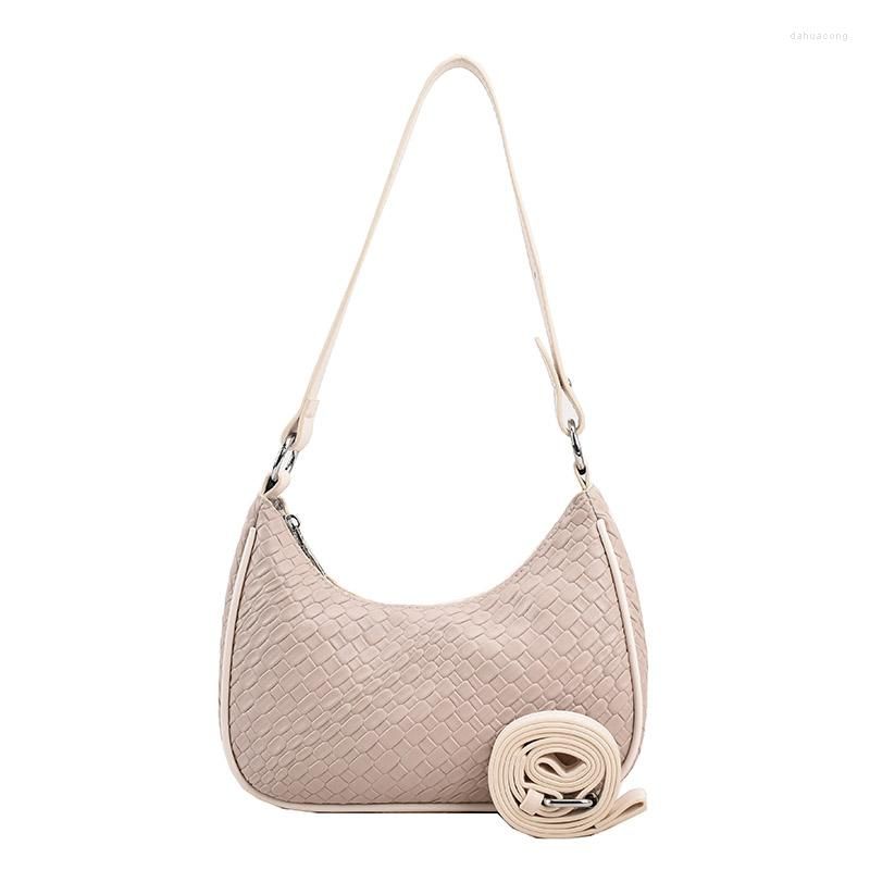 Beige shoulder bag