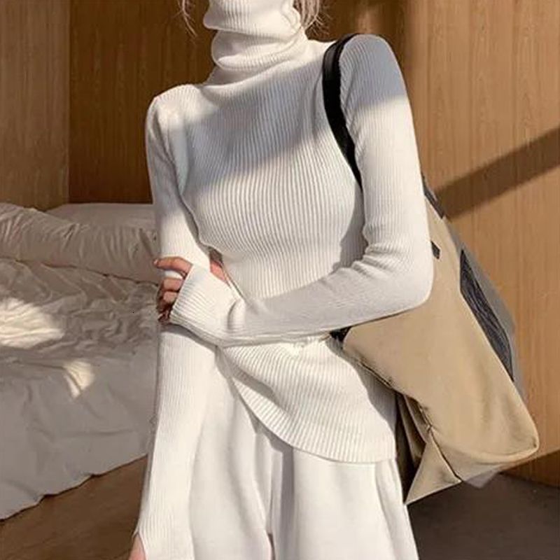 white turtleneck