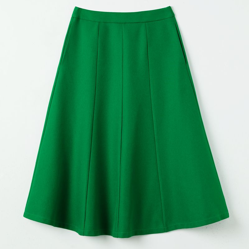 green skirt