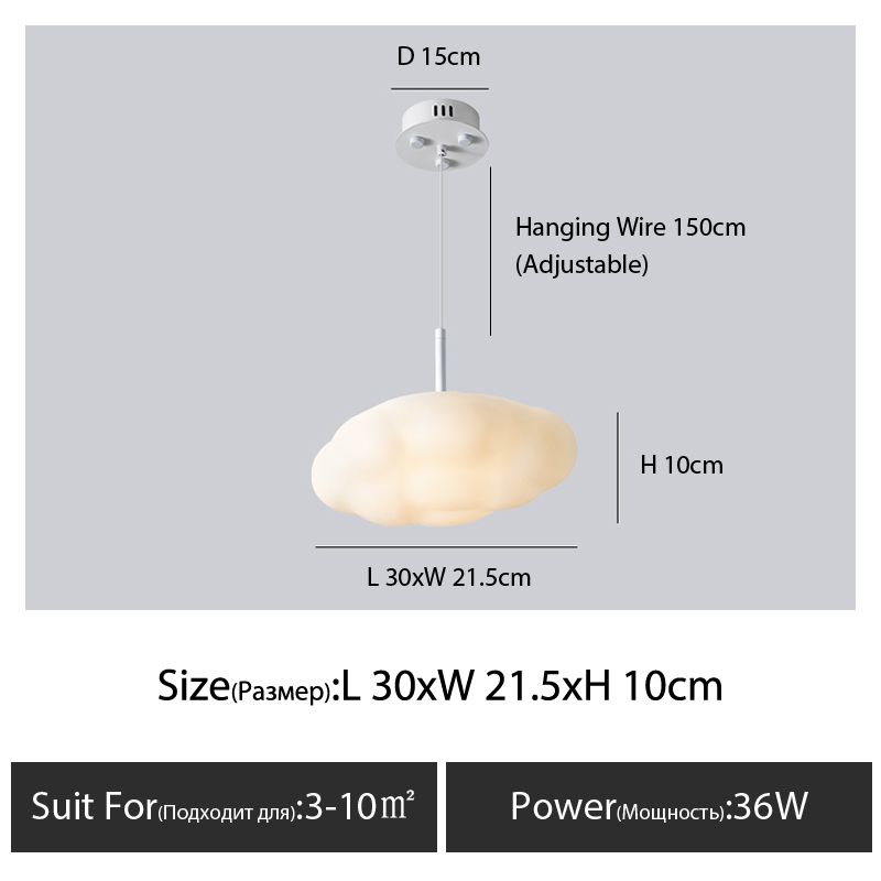 Anhänger L30cm 3 Farben Lichter