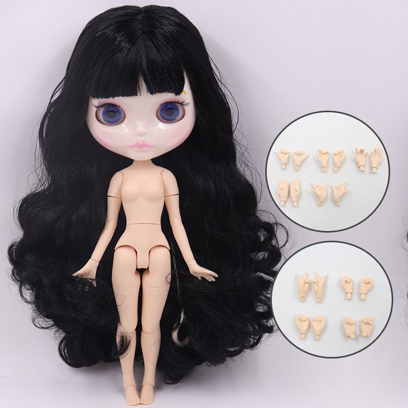 Gesneden lippen glanzend-30 cm hoogte Doll6