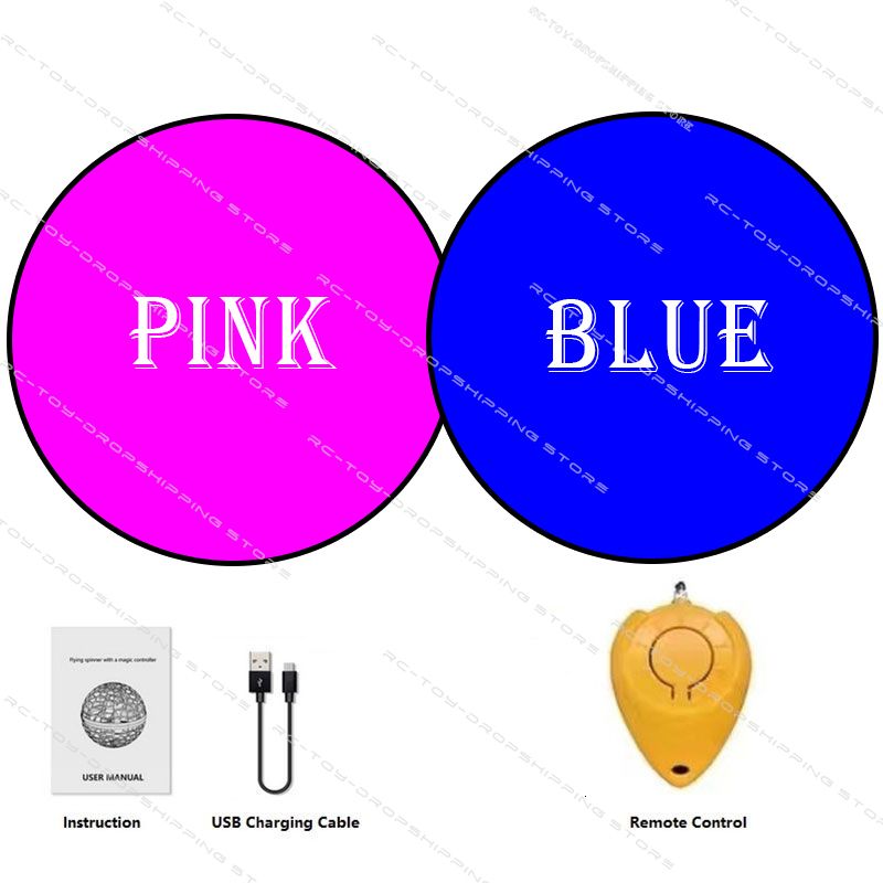 Niebieski i różowy