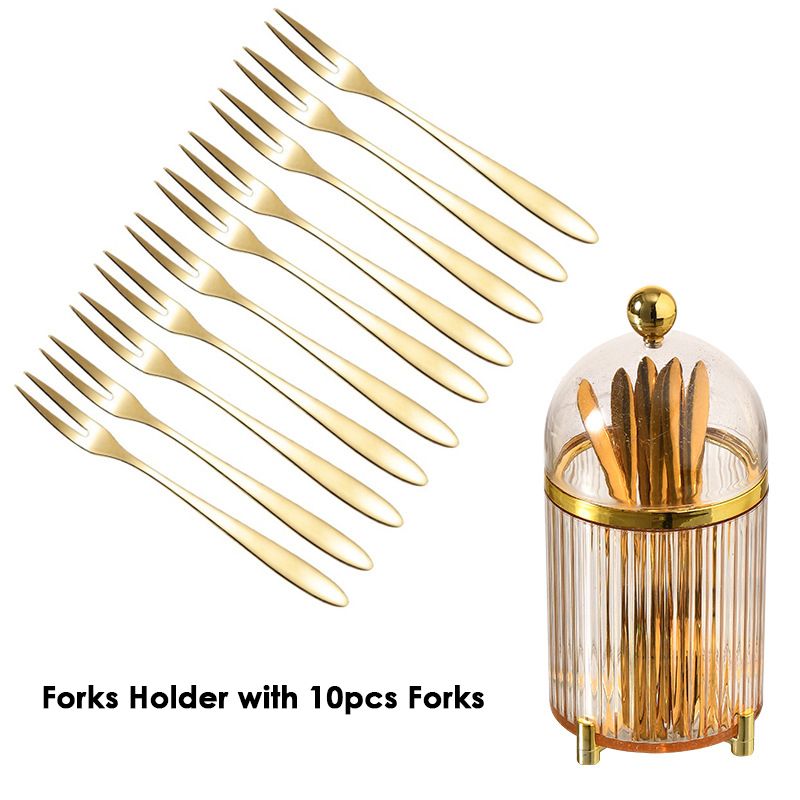 box with 10 forks