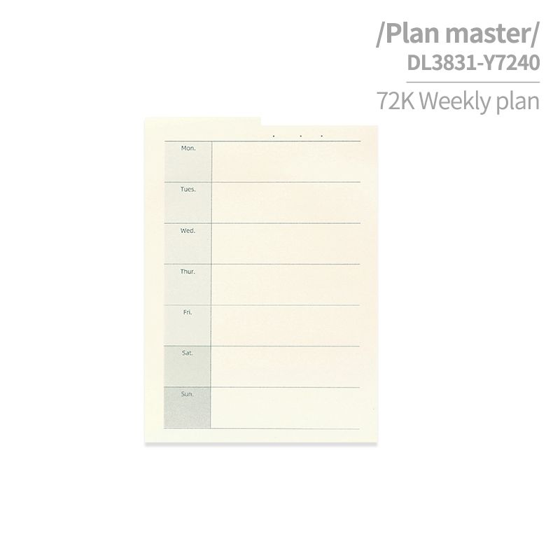 72K Weekly Plan