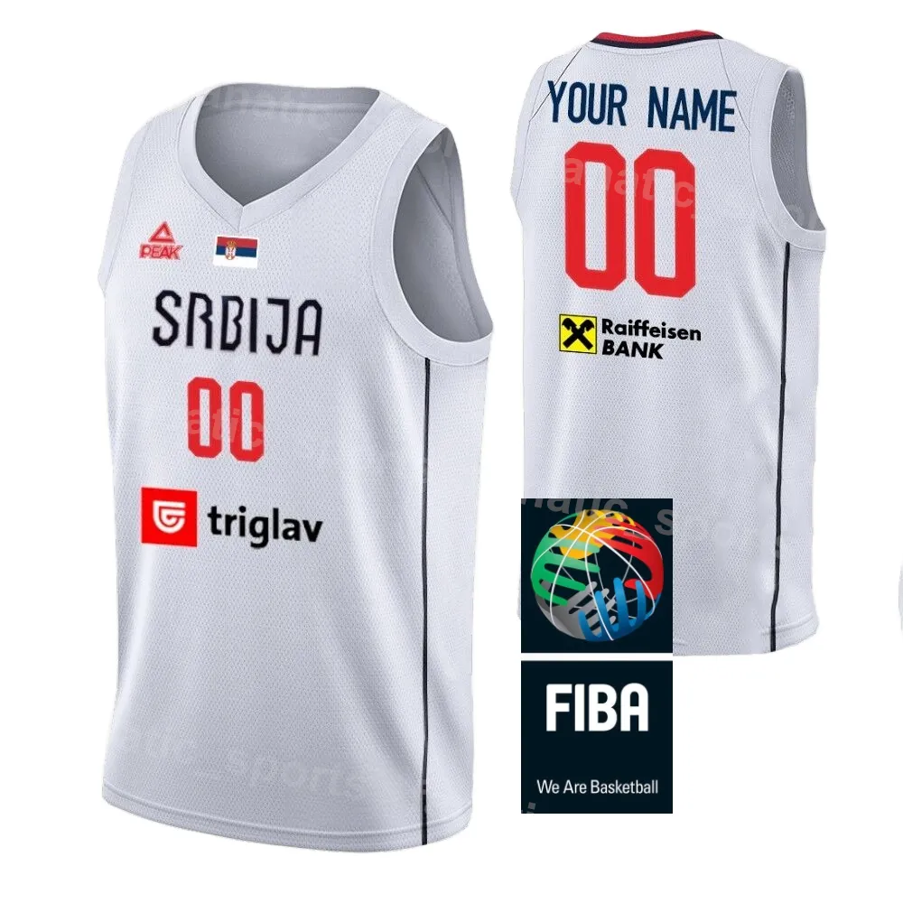 Imprimir Copa Del Mundo 2023 Serbia Baloncesto 3 Filip Petrusev Jerseys ...