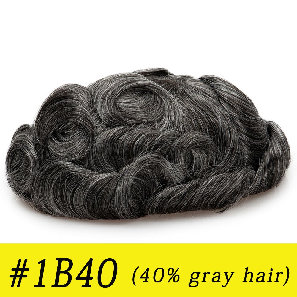 Bantsız%-100 -1B40# ile 7x9-Toupee