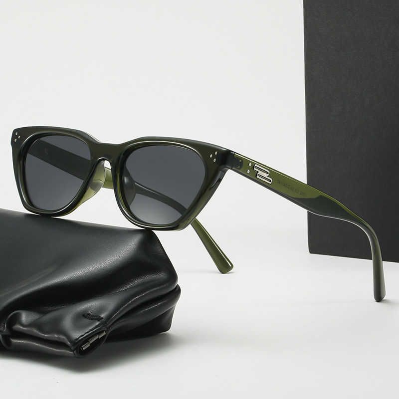 olive green frame black grey slice