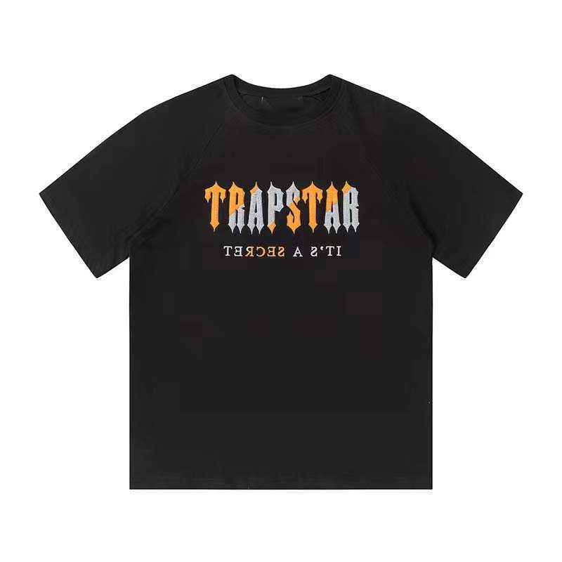 black orange letter top