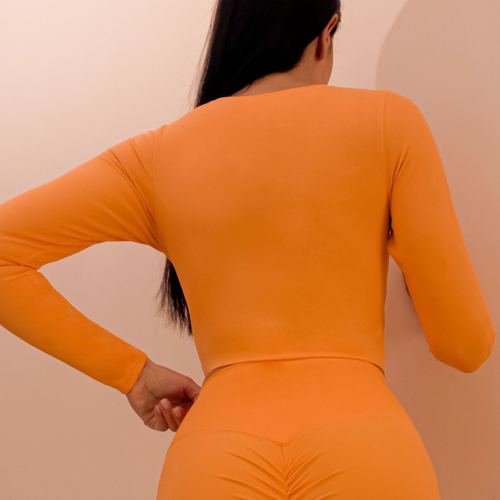 orange long sleeve