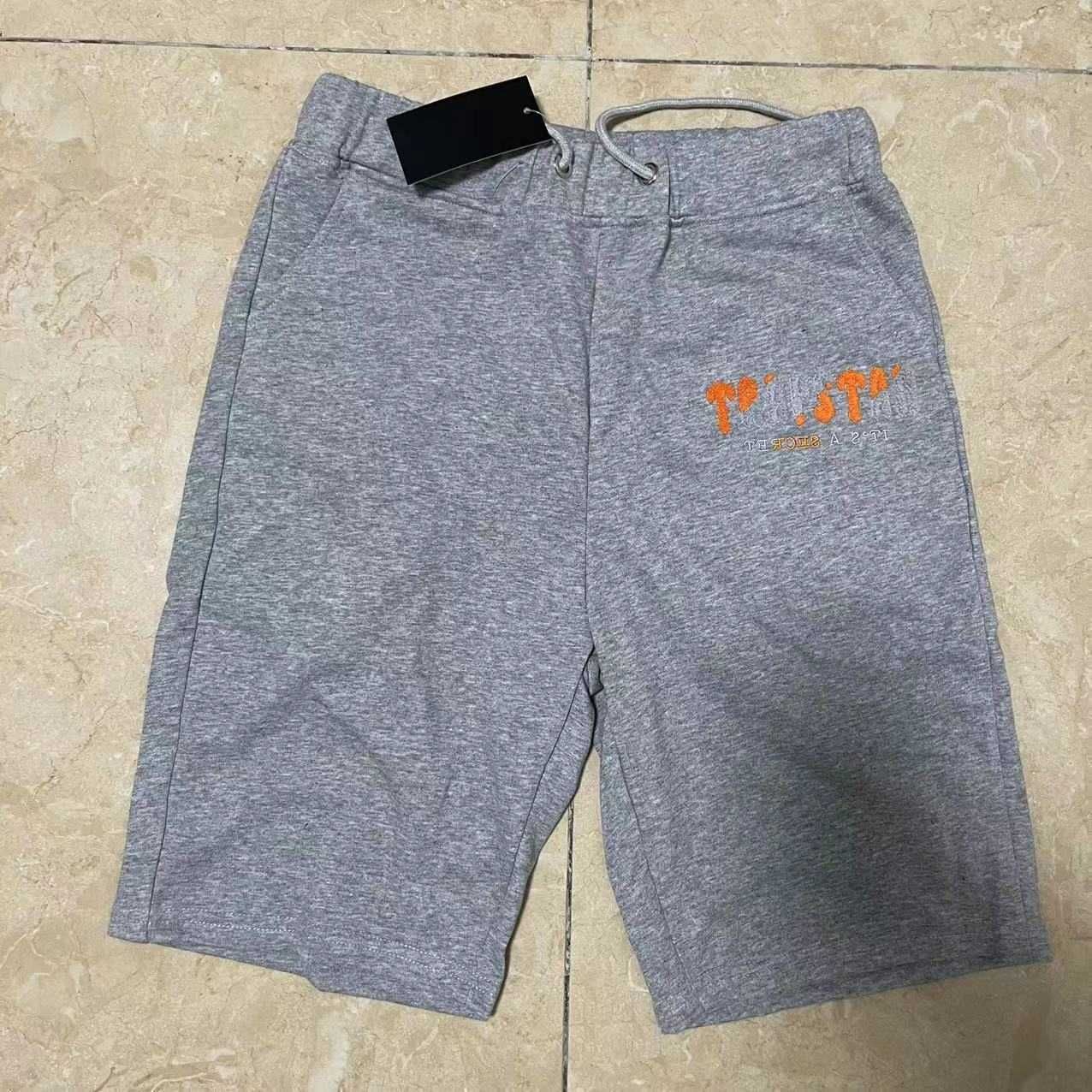 grey orange grey shorts