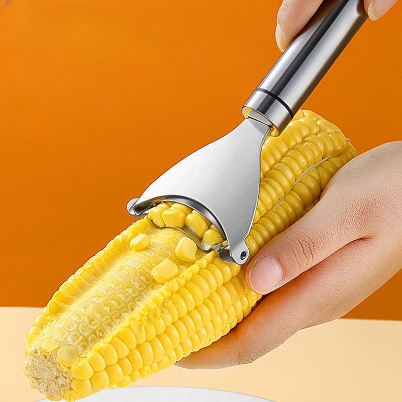 2-Piece: Stainless Steel Corn Cob Peelers