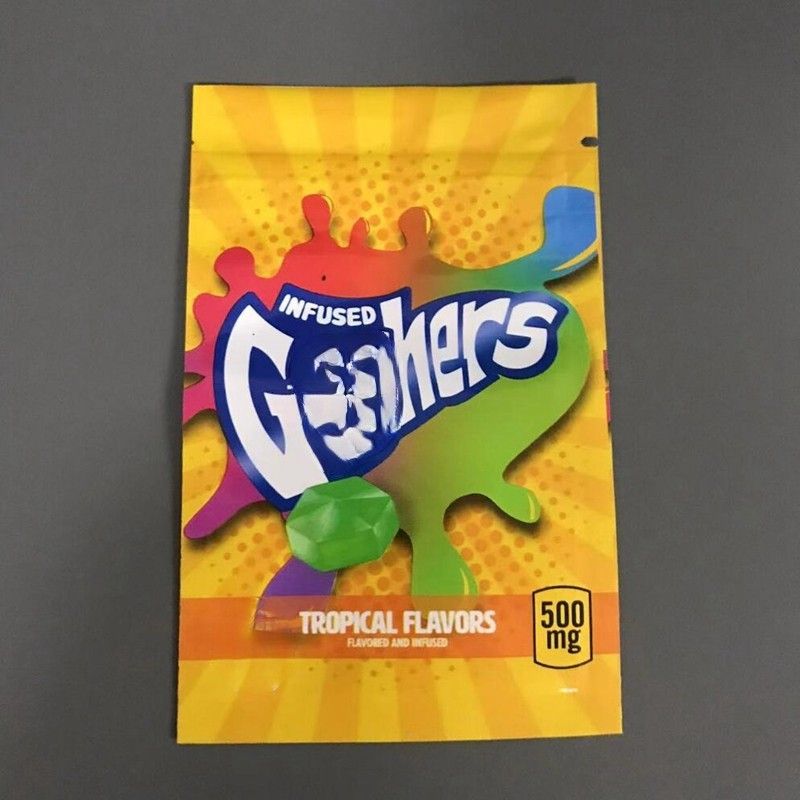 Wholesale Medicated Fruit Gushers Packaging Bags Infused 500MG Galactic
