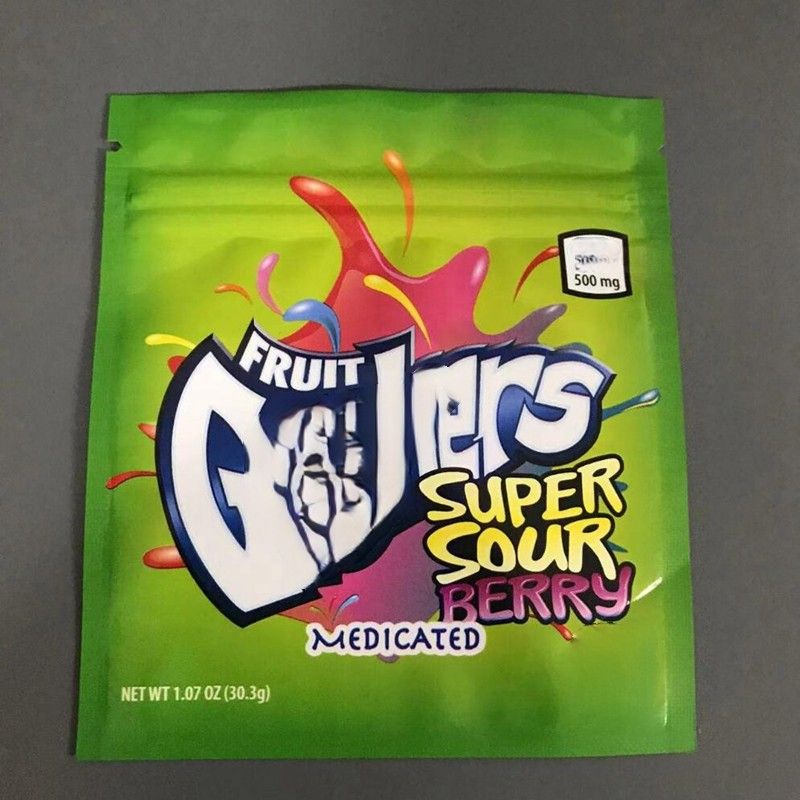 Wholesale Medicated Fruit Gushers Packaging Bags Infused 500MG Galactic
