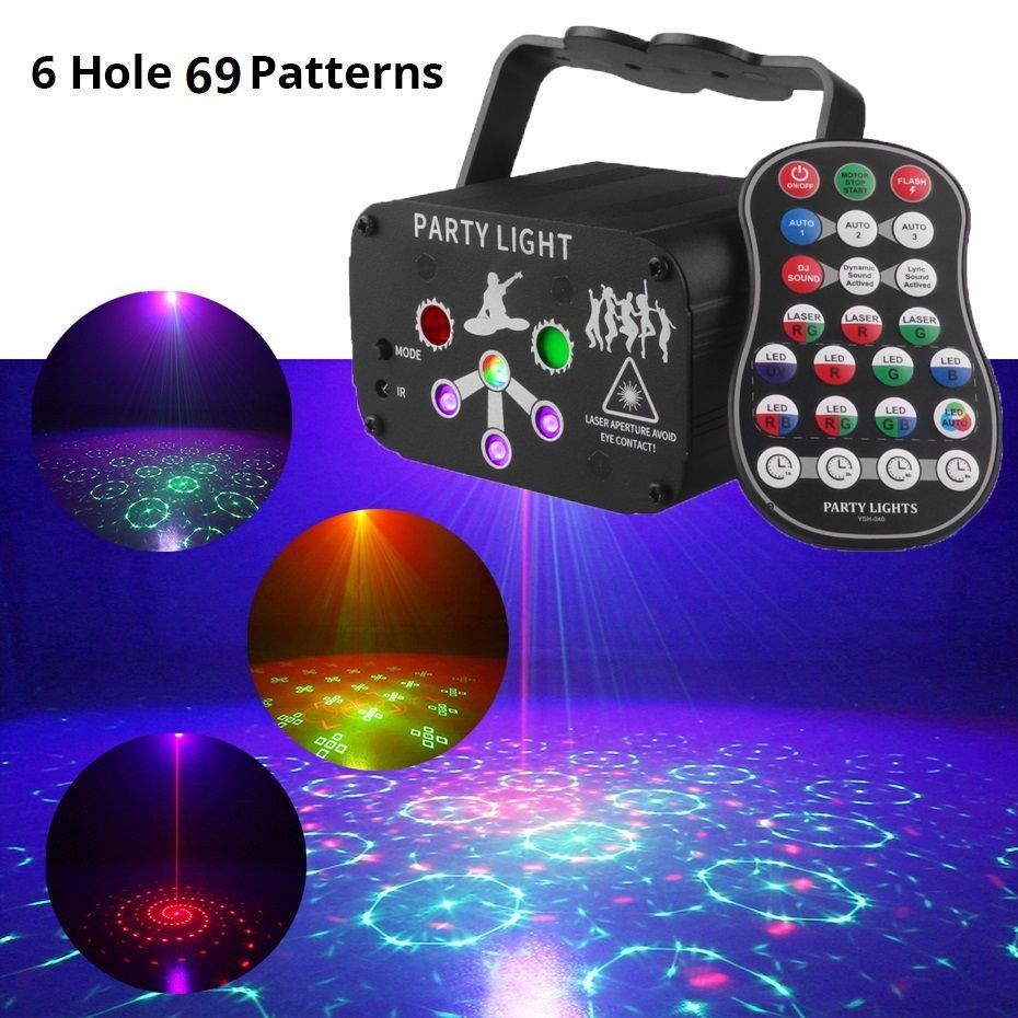 6 Hole 69 Patterns-Usb Rechargeable