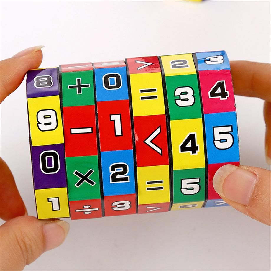 Cylindre Magnétique Jouet Maths Arithmétique Puzzle Cube Cube Numérique  Accessoires Mathématiques Enfants Intelligence Apprentissage Jouets  Éducatifs Cubes Magiques Du 1,09 €
