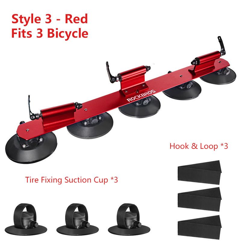 vermelho para 3 bicicletas