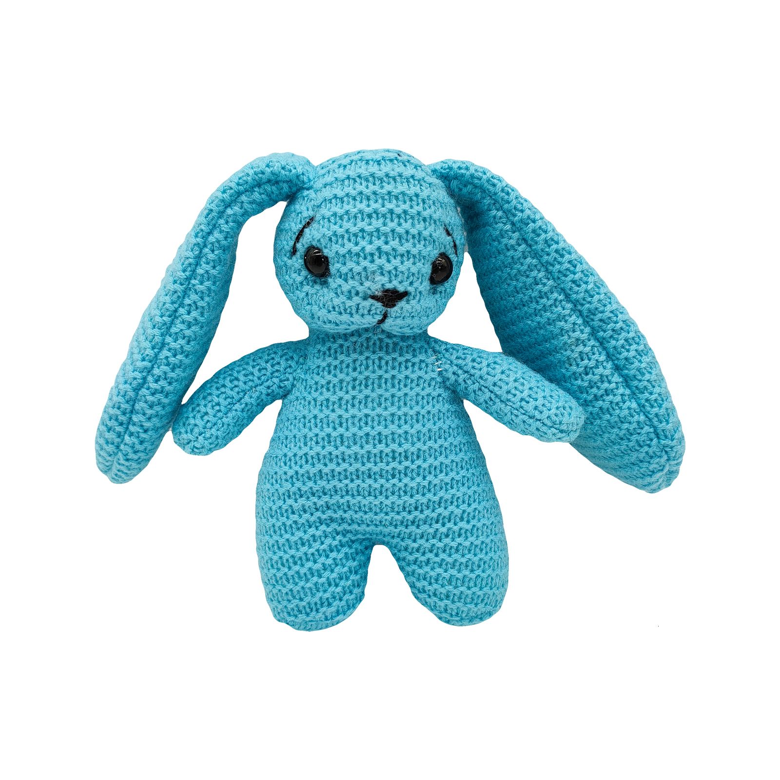 15cm fat blue rabbit