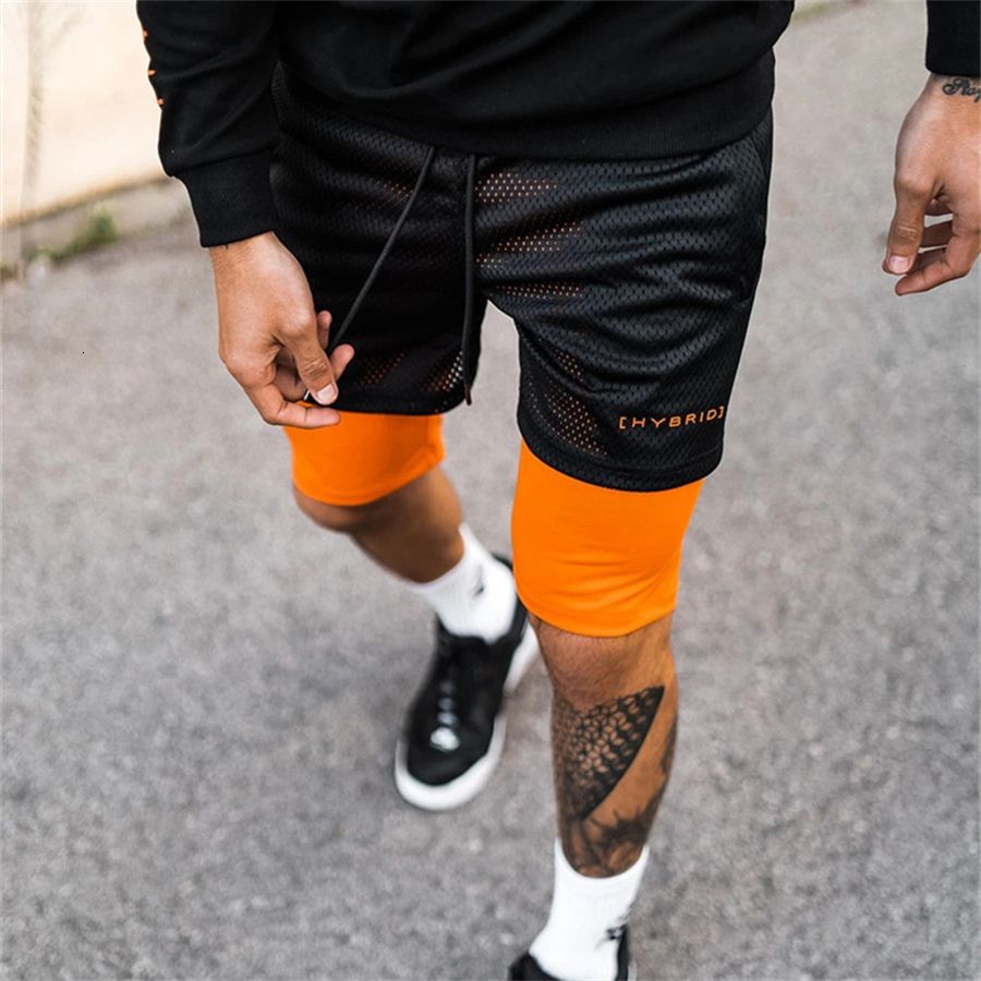 black with orange