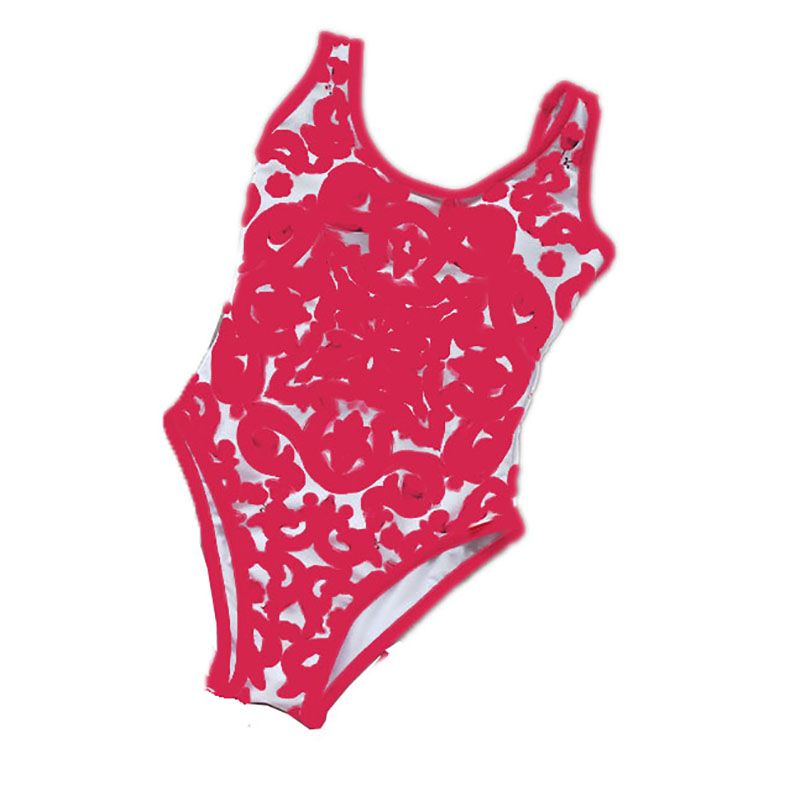 swim bodysuit with label