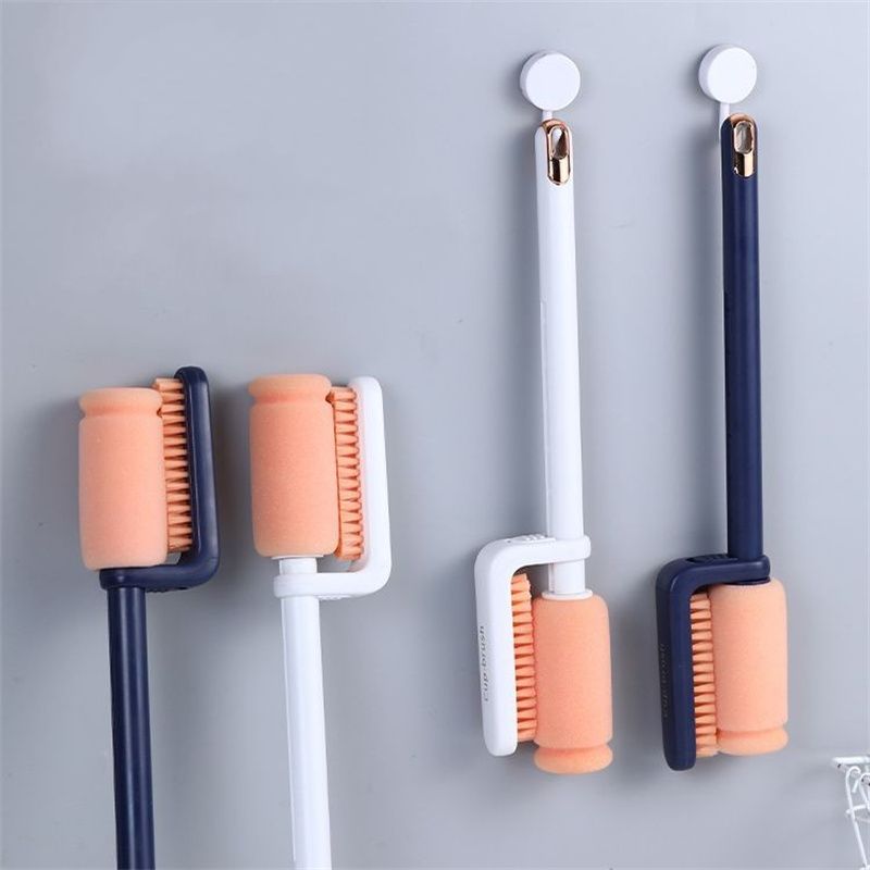 1Pcs Dish Washing Tool Soap Dispenser Handle Refillable Bowls Pans Cups  Cleaning Sponge Brush for Kitchen Clean Tools