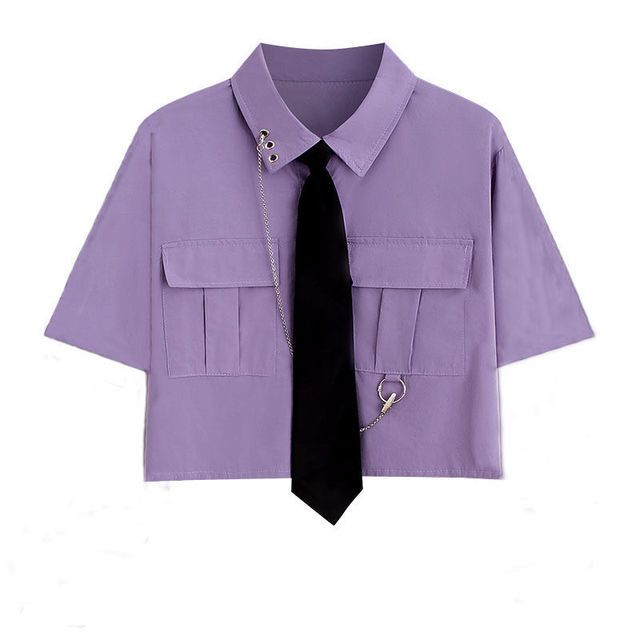 Chemise mauve