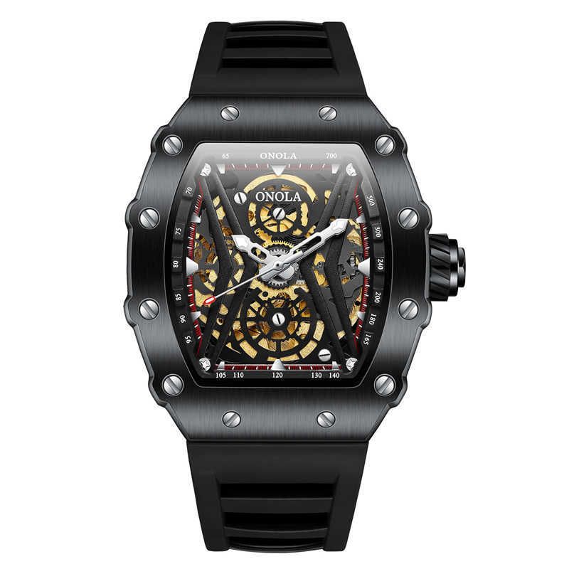 black shell black mechanical movement