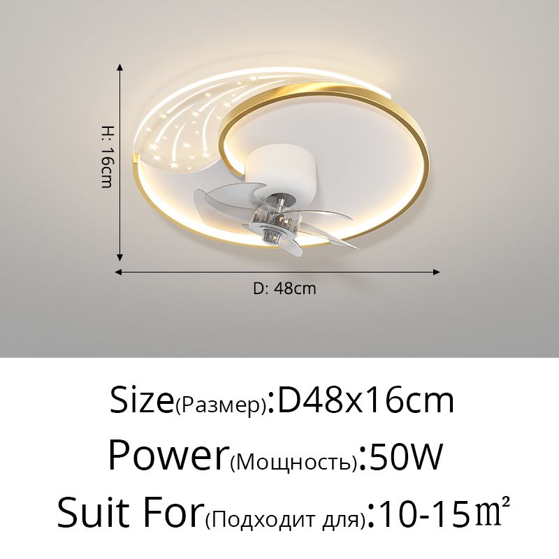 B D48x16cm Gold Dimmable With remote