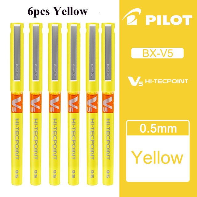 6pcs Jaune