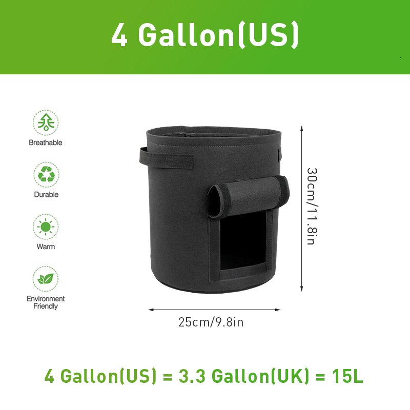 4 Gallon Black