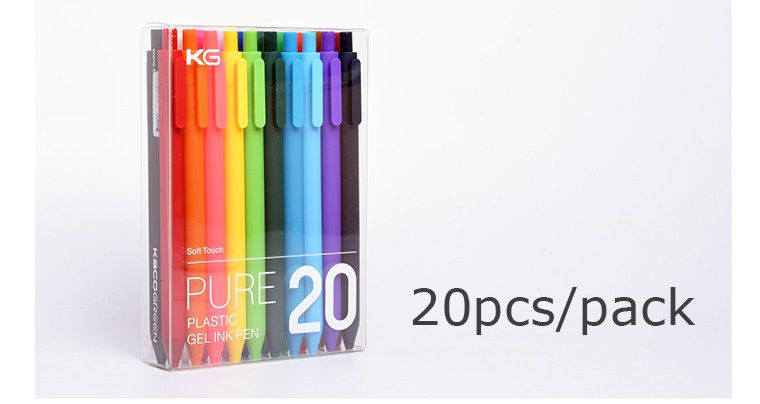 20 stylos couleur